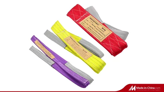 Hochwertige 5t Gurtband-Hebebänder aus Polyester